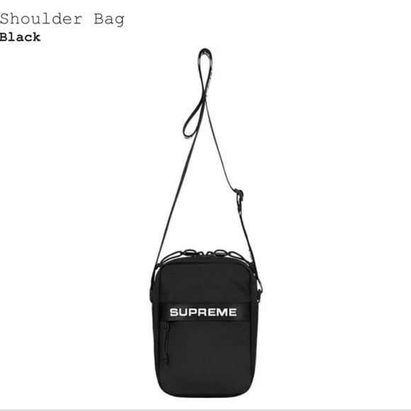 Supreme Shoulder Bag Black | clube.zeros.eco